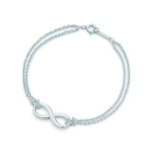 Tiffany & Co. infinity double chain bracelet